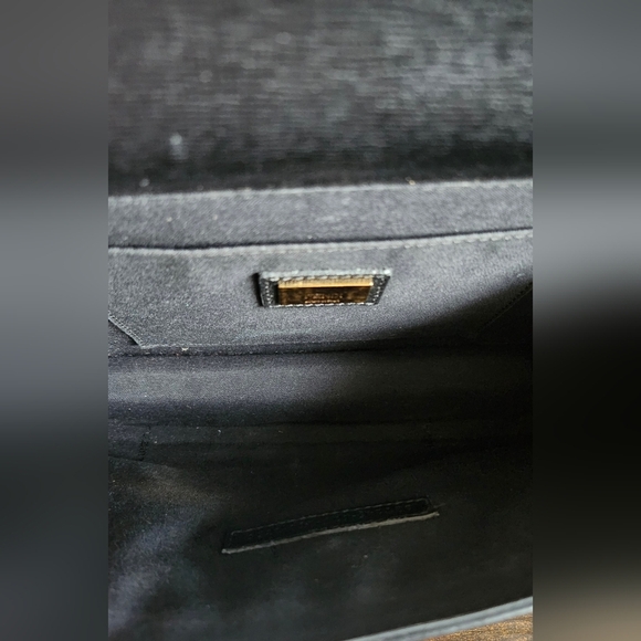 Fendi Black Saffiano Leather Small Studded Monster Demi Jour Shoulder Bag - Picture 9 of 16